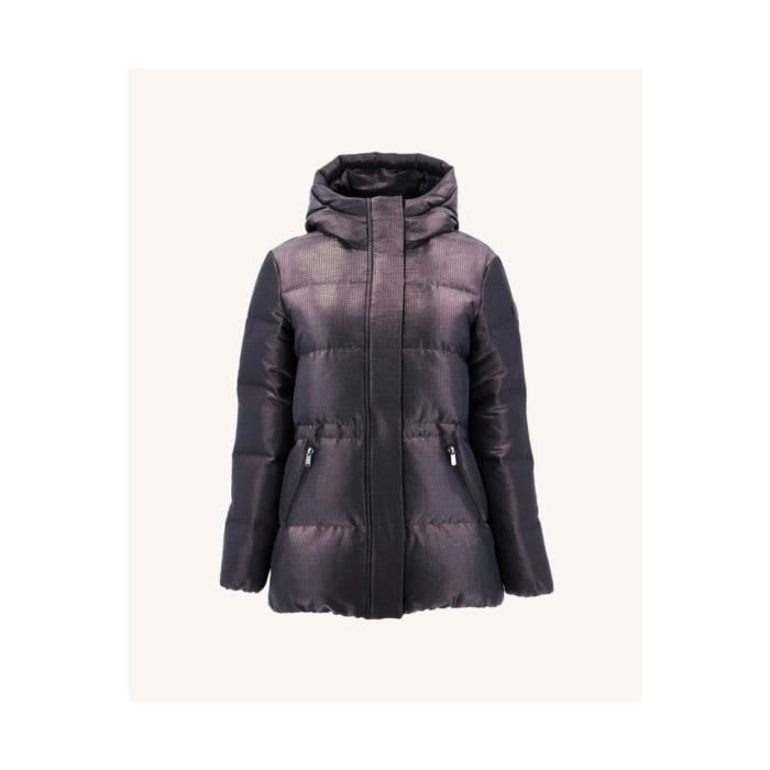 Jaqueta de plumas com capuz para clima frio da Lapônia - Tamanho ideal para o frio - Feminina