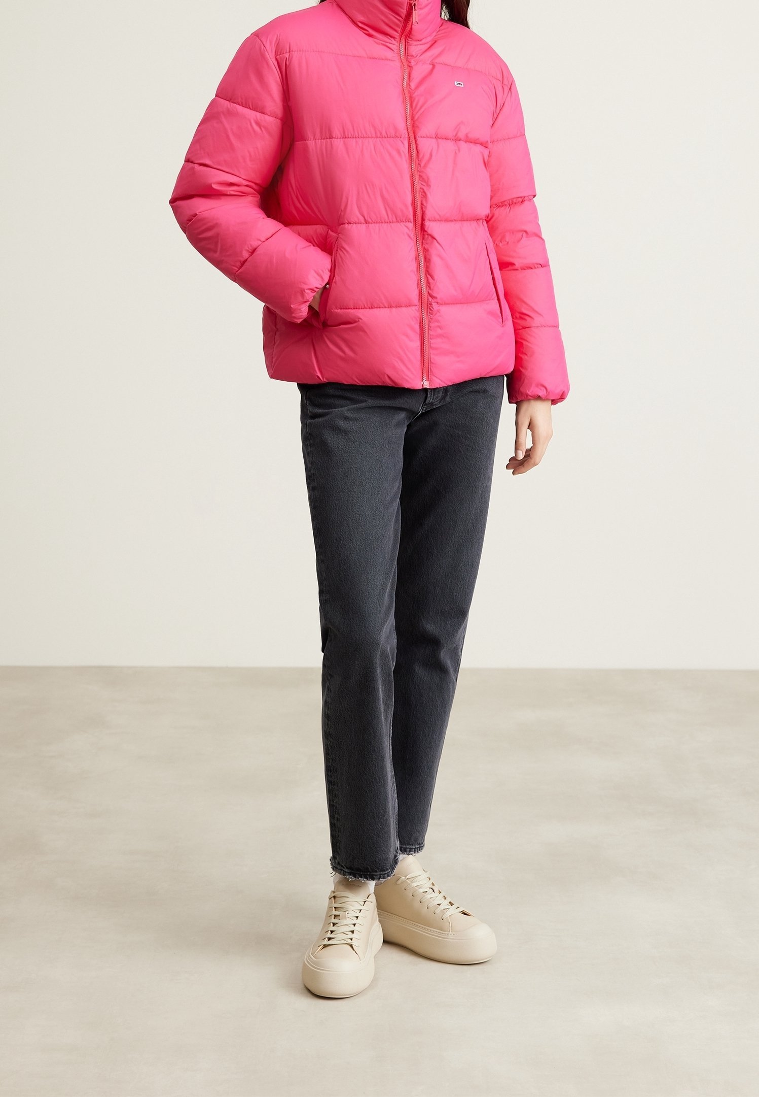 Giacca invernale Tommy Jeans - rosa