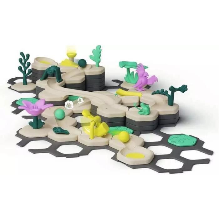 Gravitrax Junior - Starter Set My Jungle 97 pièces - Circuit de billes - Jeu de construction créatif - Ravensburger - Dès 3 ans