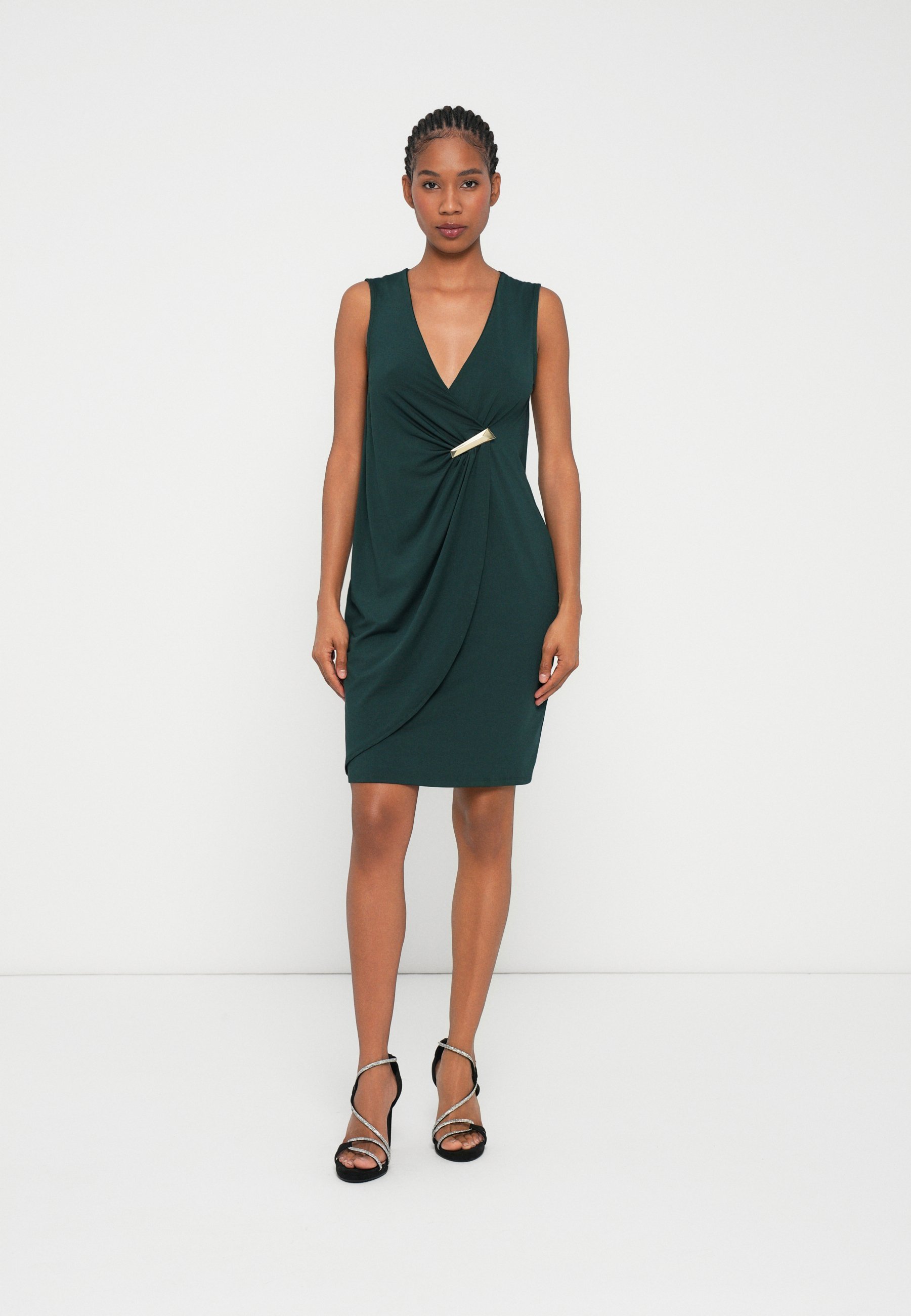 Robe mini sans manches Anna Field - Robe en jersey - Vert foncé