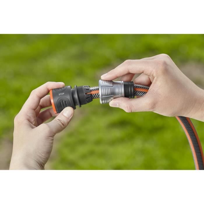 Pistola de limpieza + conexión Aquastop de alta calidad – Protección antihielo – Sistema original GARDENA – Kit completo – 5 años de garantía