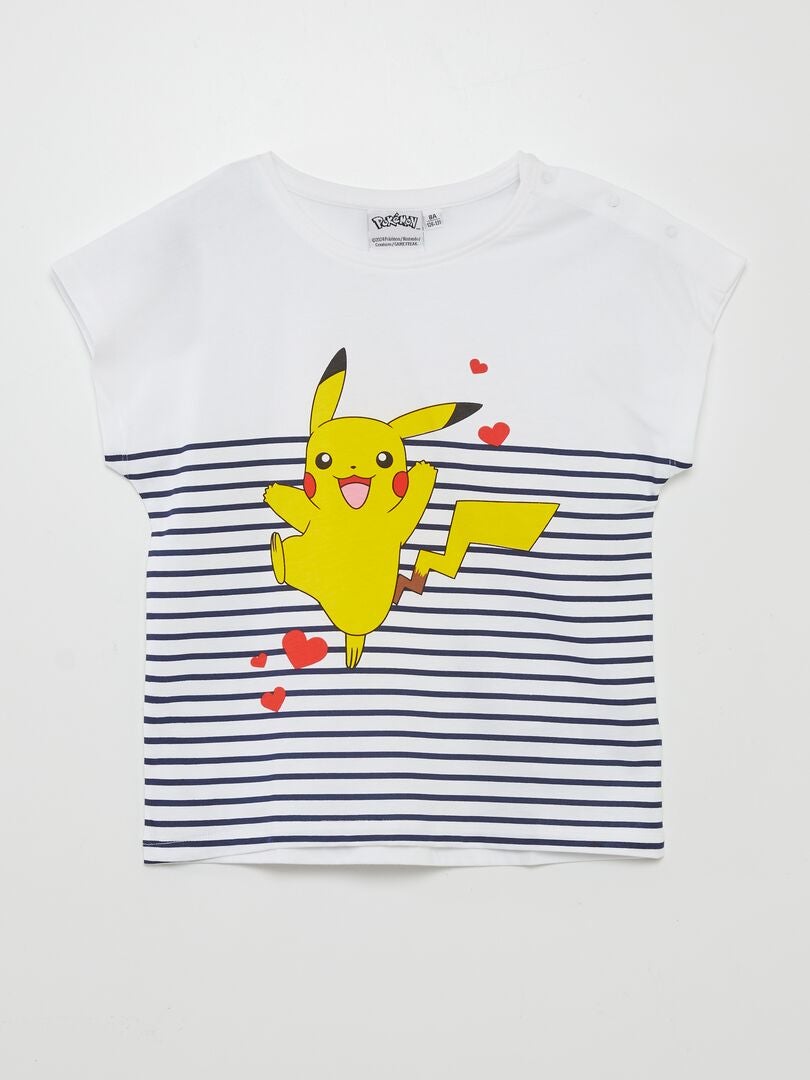 'Pokémon'-T-shirt - wit