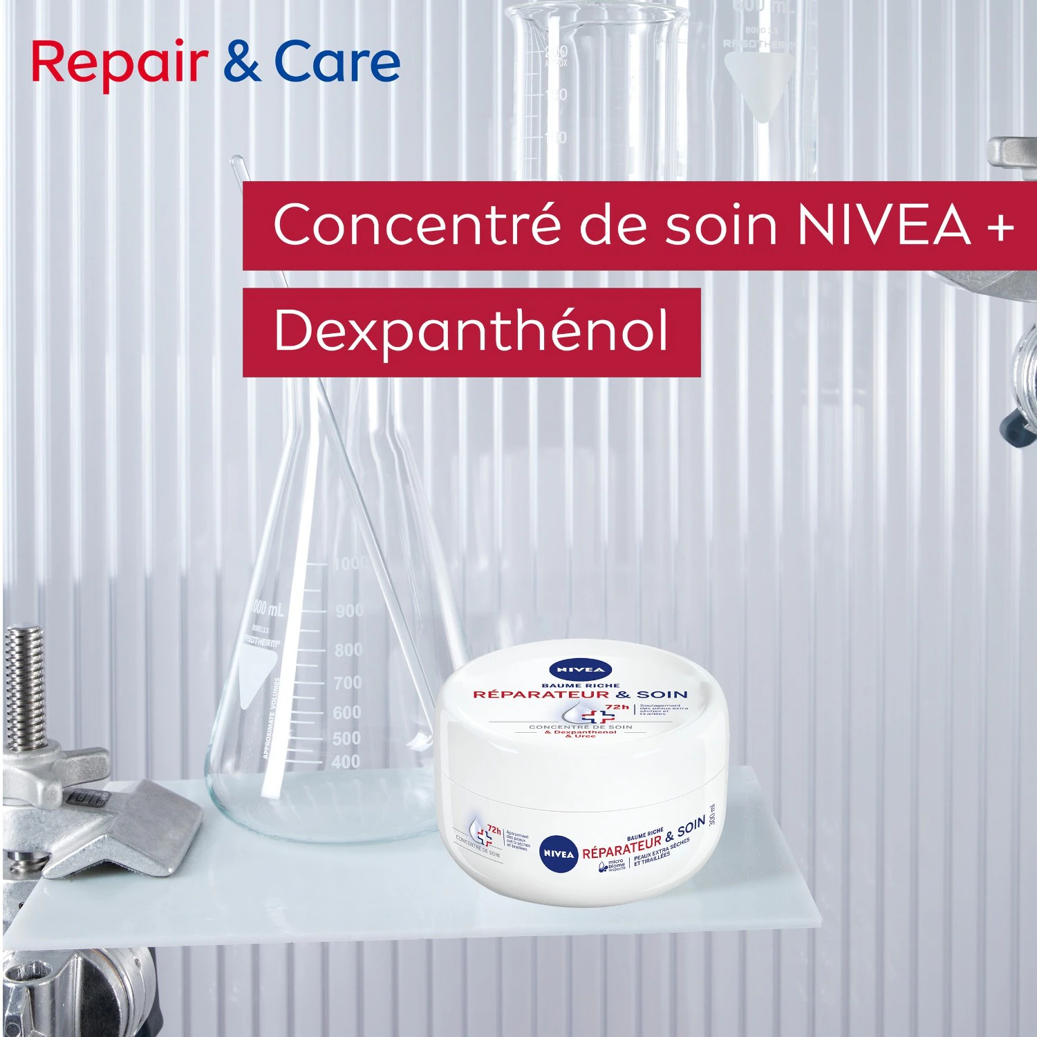 NIVEA Baume corps riche Réparateur & Soin