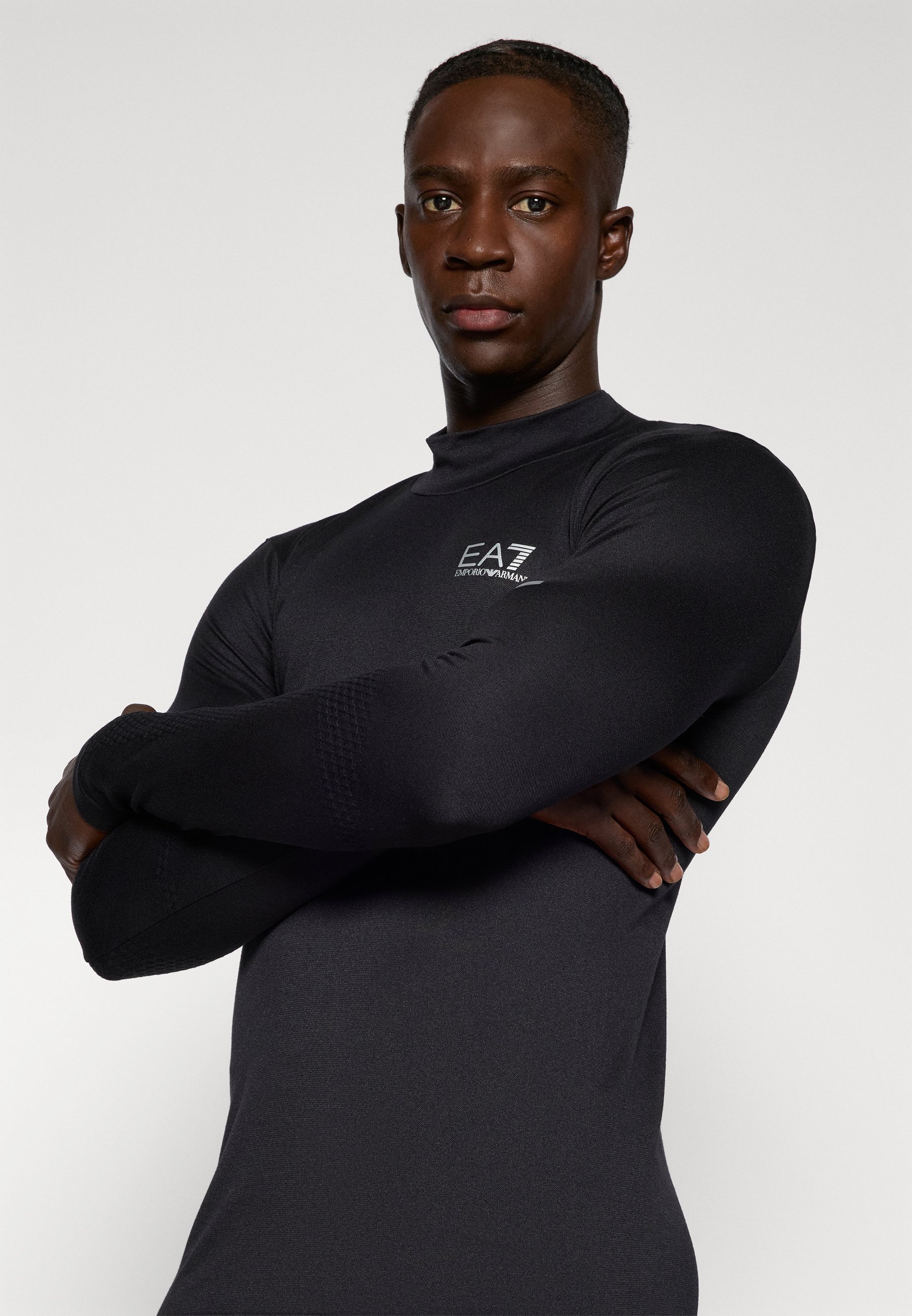 EA7 Emporio Armani Langarmshirt - schwarz