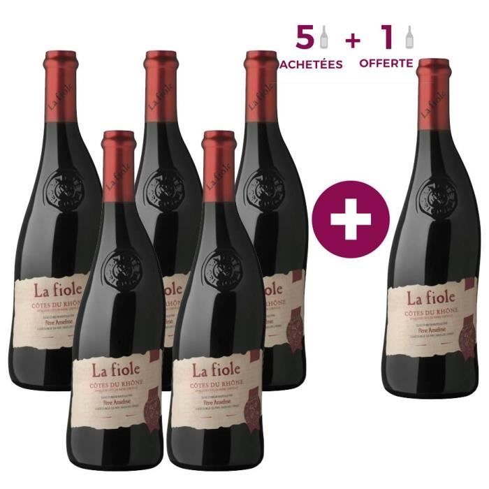 La Fiole Côtes du Rhône - Vino tinto Côtes du Rhône 2023 x6