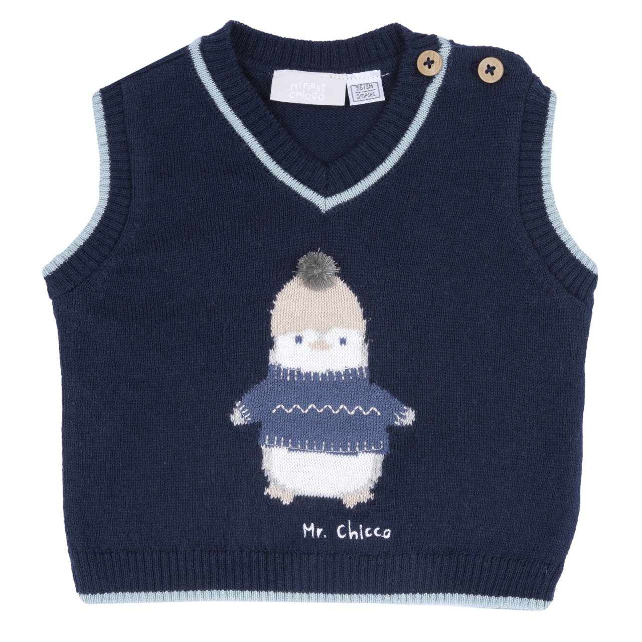 Pinguin-Strickweste