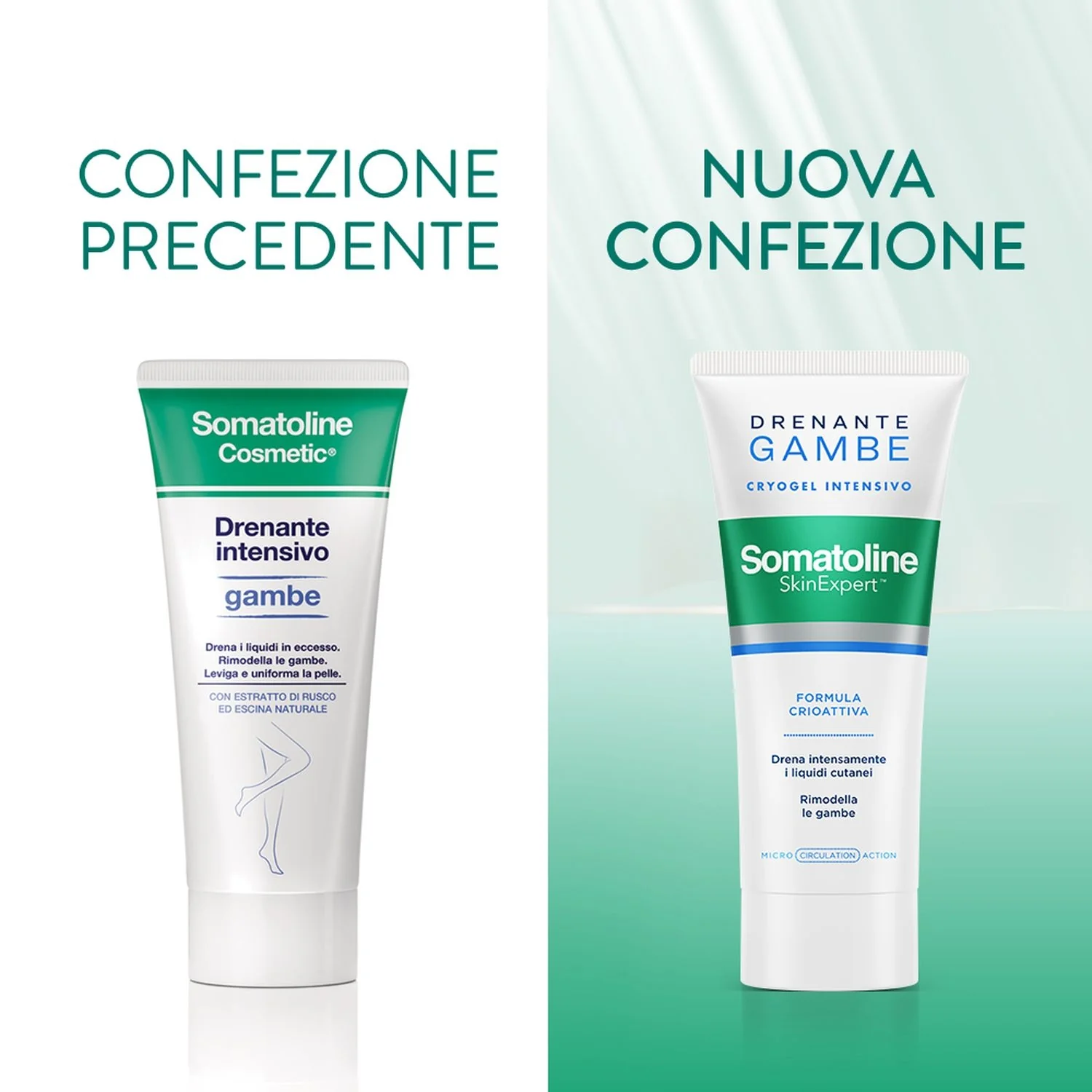 Drenanti Drenante Gambe Cryogel Intensivo - Crema gambe e glutei drenante
