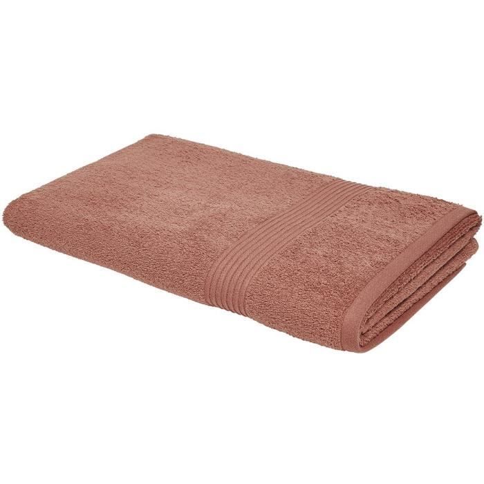 TODAY Essential - Toalla de baño maxi 90x150 cm 100% algodón color terracota