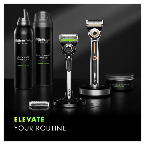 Recambios de cuchillas Gillette Labs, paquete de 10 unidades | Para hombre | Superdrug