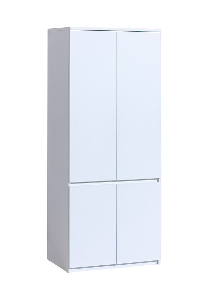 Biała szafa uchylna ubraniowa ARCA 80 cm AR1