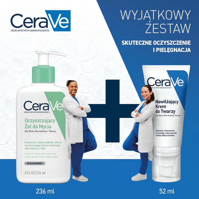 Kit CeraVe Edição Limitada para Presente de Natal para Pele Seca e Mista