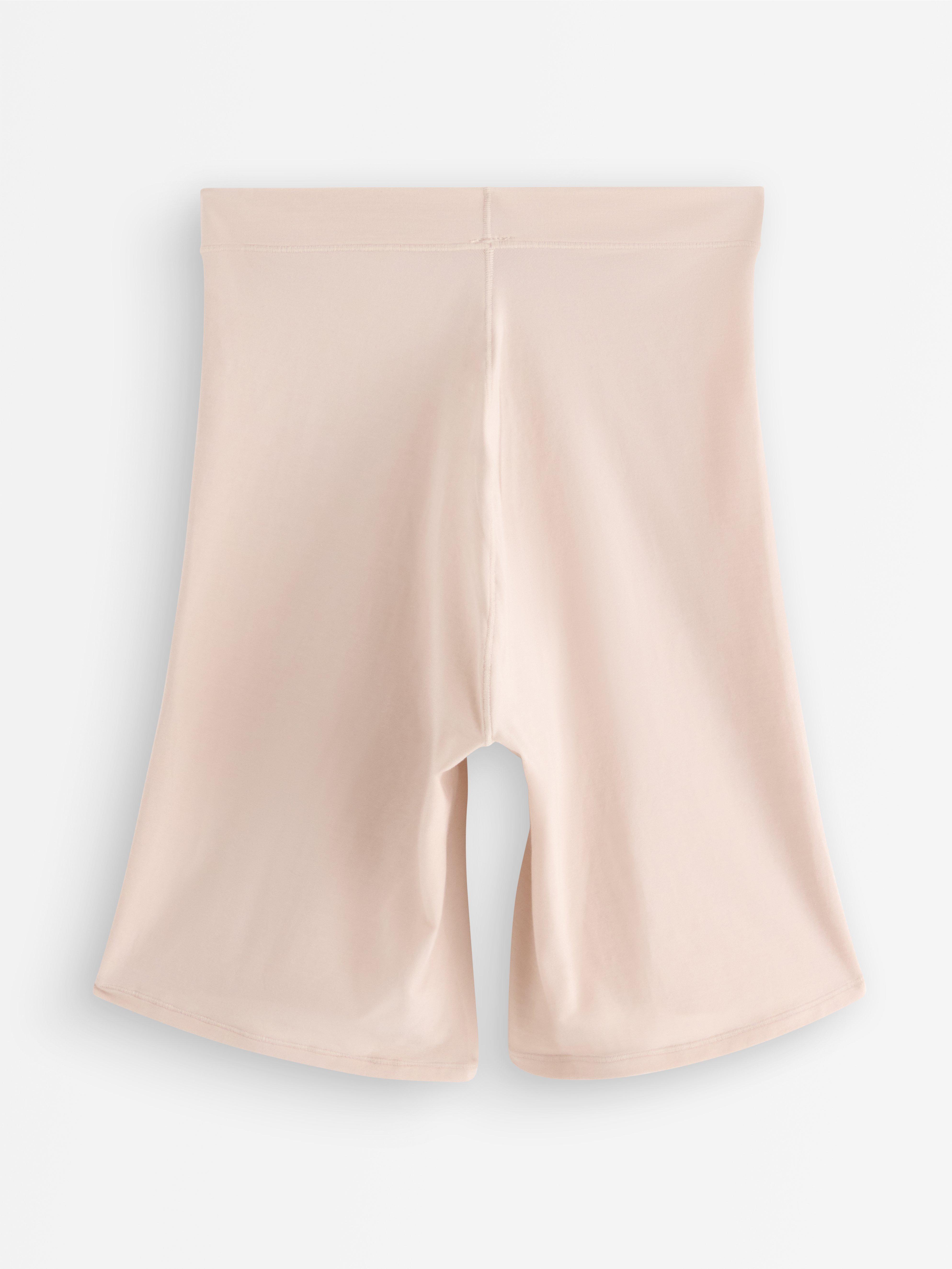 Høylivede bikertruser lys støvete beige
