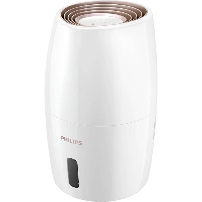 Umidificatore d'aria - PHILIPS - HU2716/10 - Serie 2000 - Silenzioso e connesso - Fino a 32 m² - Bianco