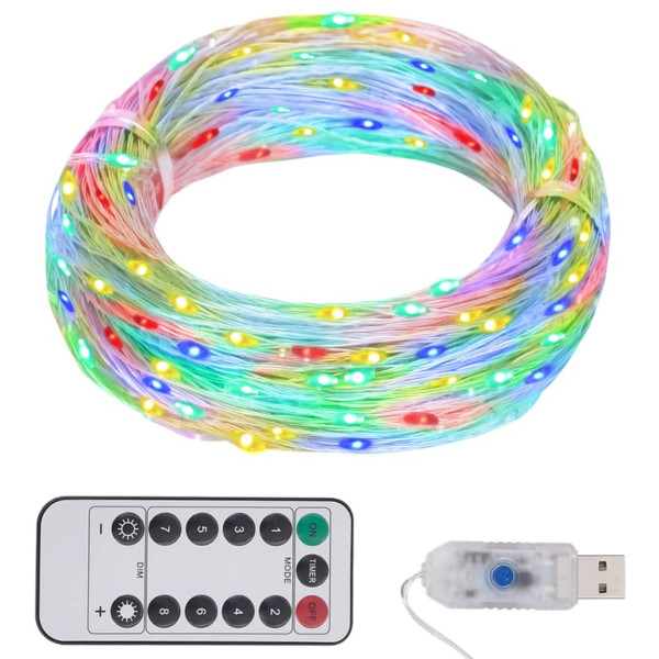 Łańcuch lampek LED Multicolour 15 m vidaXL