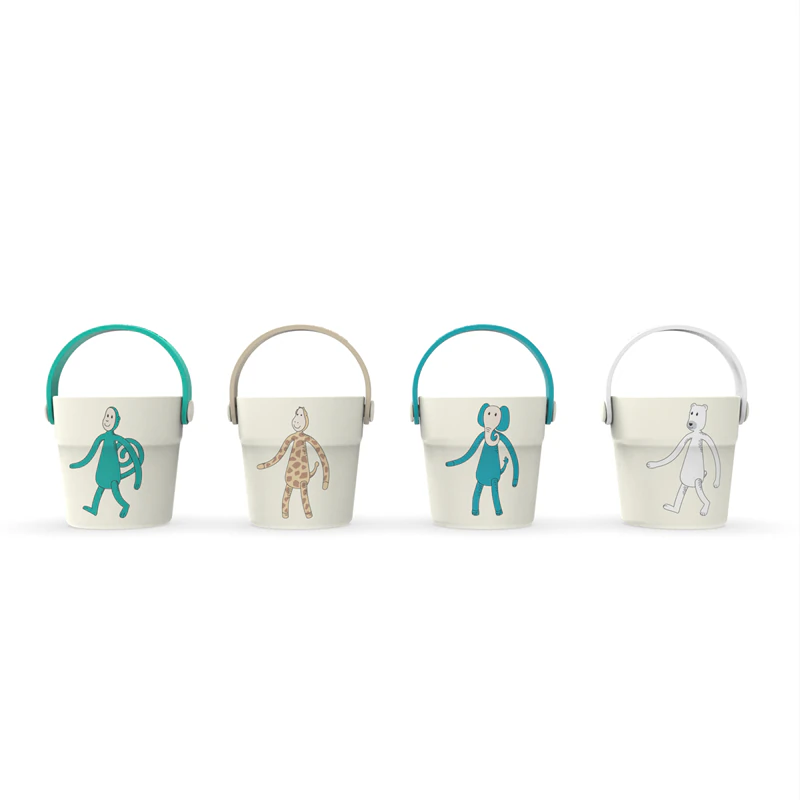 Brinquedo aquático Matchstick Monkey Endless Bathtime Fun Bucket Set