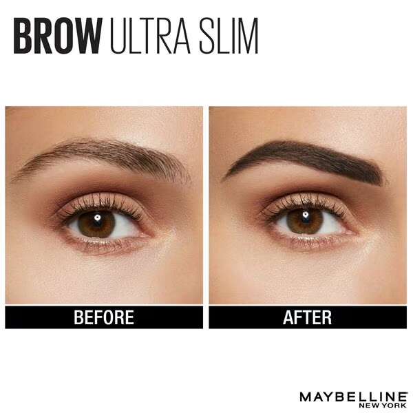 Оловка за обрве „Maybelline New York Brow Ultra Slim“, нијанса 06 Black Brown