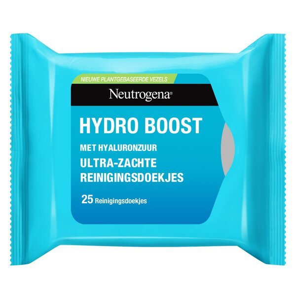 Čistiace obrúsky Neutrogena Hydro Boost Aqua<br>25 kusov - Všetky typy pleti + citlivá pleť