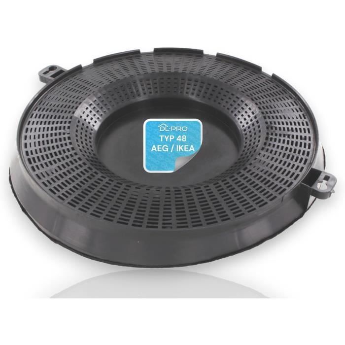 Filtre à charbon pour hotte aspirante AEG,Electrolux 9029793610,484000008783,E3CFT48,EHFC48,Type 48,AMC037,Whirlpool,48400008783