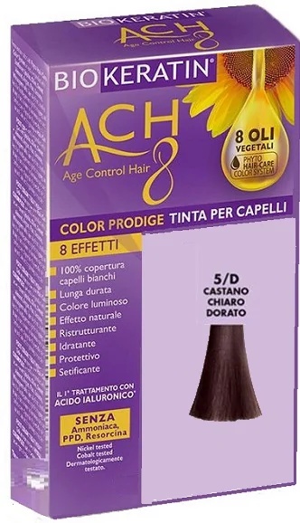 BIOKERATIN Biokeratin Ach8 5/D Color de cabello castaño dorado claro