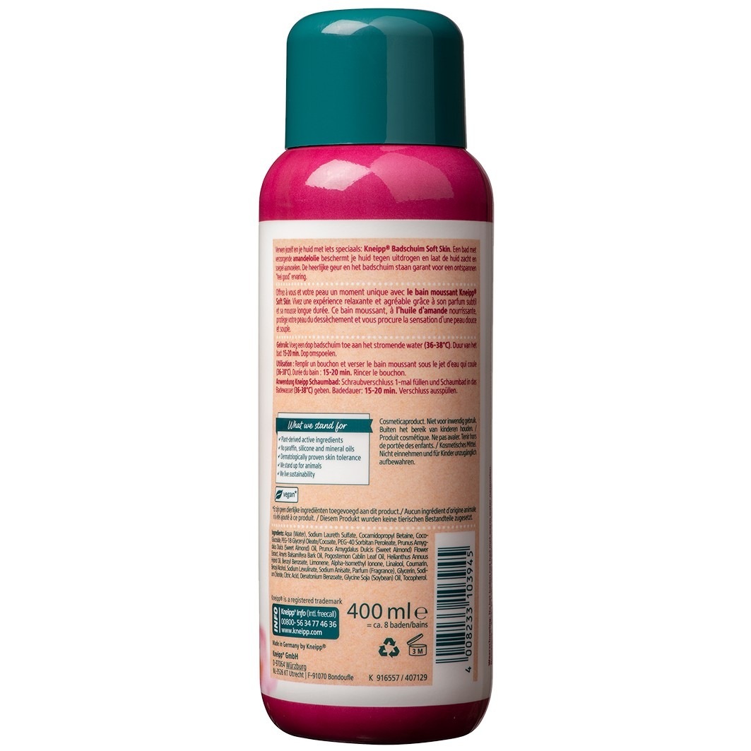 Kneipp vonios putos švelniai odai - 400 ml