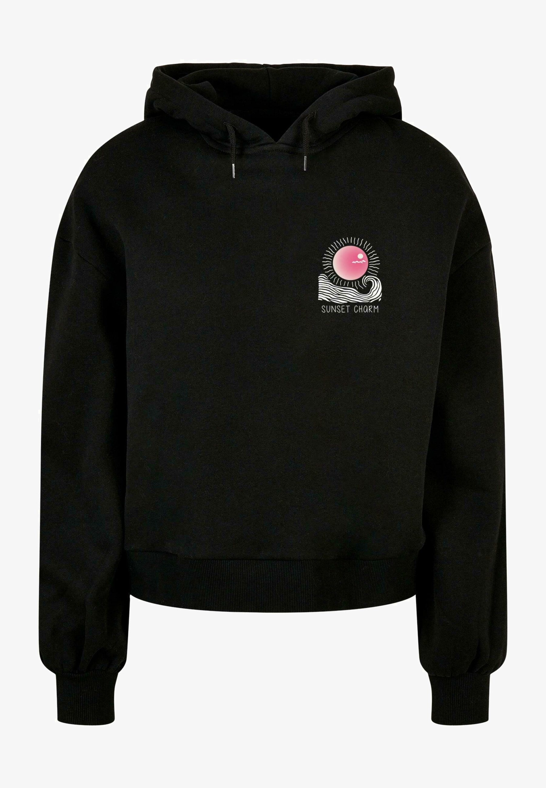 Merchcode SUNSET - Felpa con cappuccio - nera