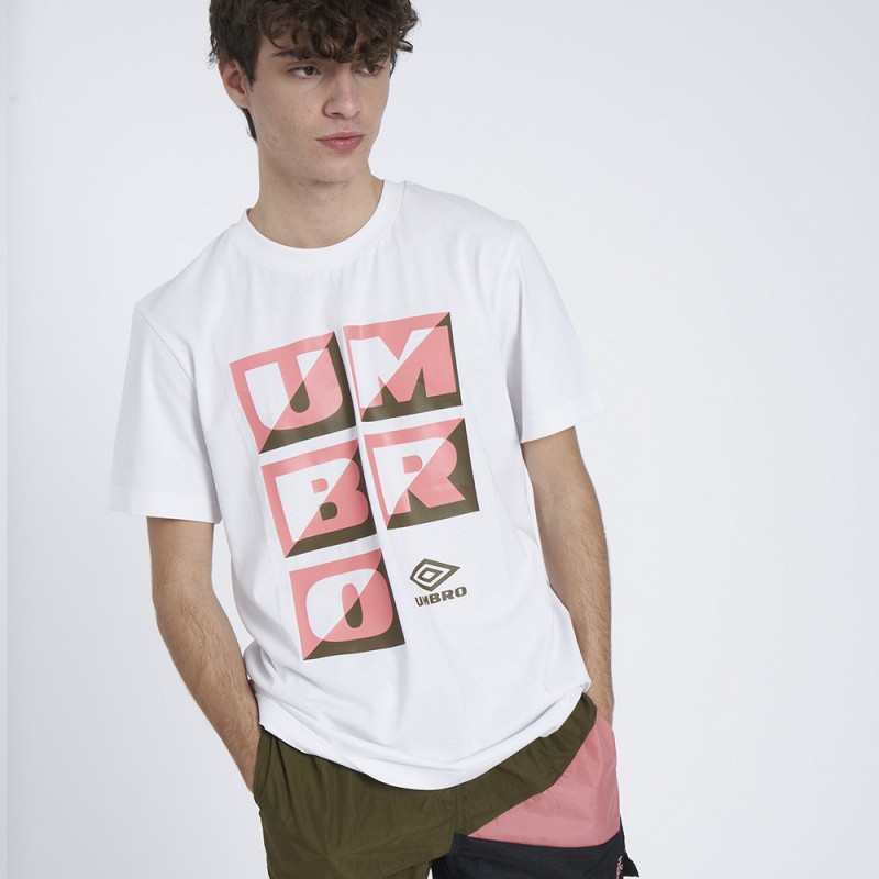  Camiseta Umbro Zuma Graphic Tee Brilliant White