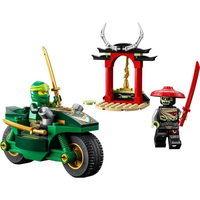 LEGO® NINJAGO 71788 Lloyds Ninja-Bike, Spielzeug für Kinder ab 4 Jahren, Lernspiel, 2 Minifiguren
