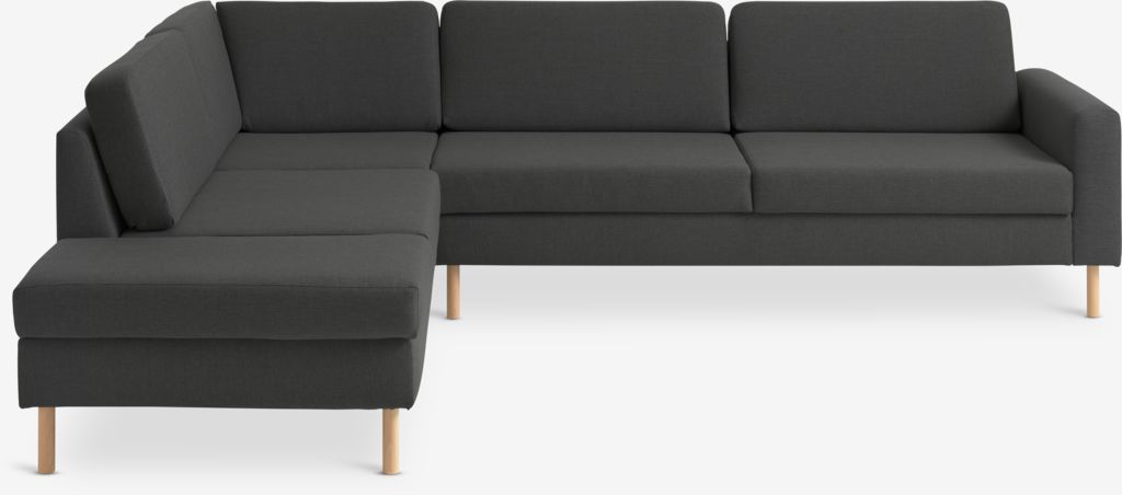 SVALBARD SVALBARD sofa otvorena ulijevo, tamnosiva