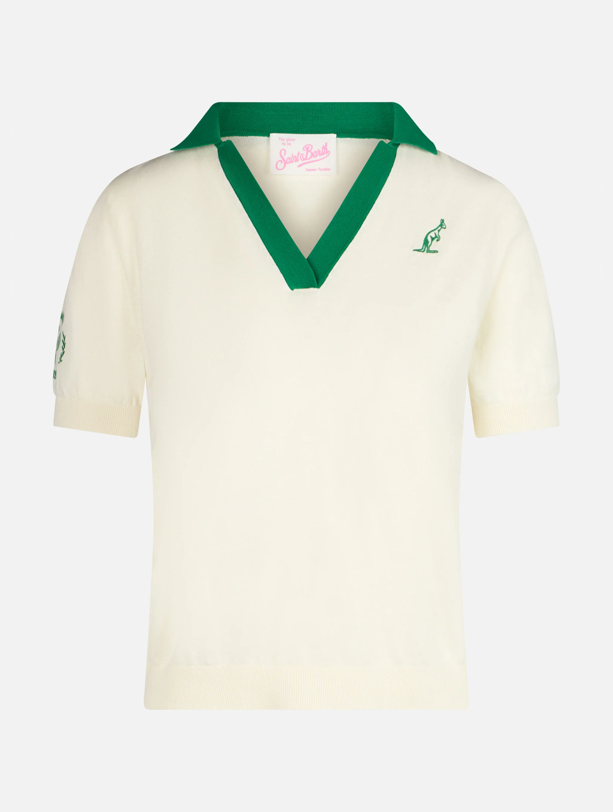 Polo Evonne in maglia di cotone con ricamo Australian | AUSTRALIAN BRA