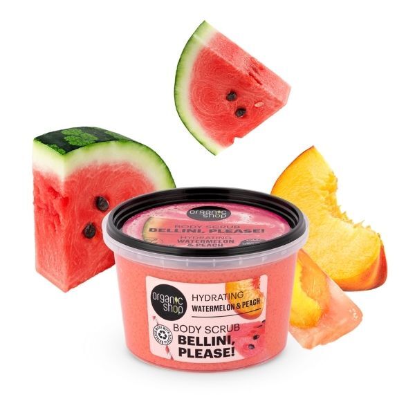 Organic Shop Bellini Please Body Scrub Vattenmelon & Persika