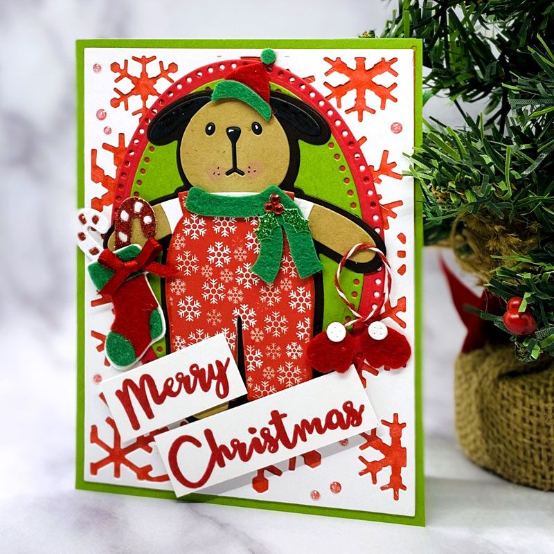 Holiday Sentiment Stamps Clear Stamp Set