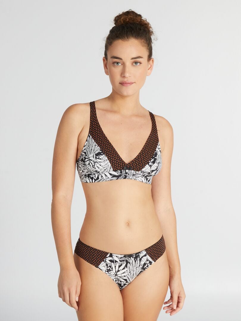 Sujetador Triangular Suave 'Envie de Lingerie' - NEGRO