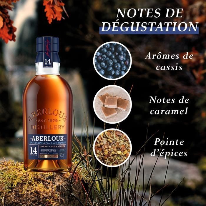 Aberlour - 14 anni - Single Malt Scotch Whisky con confezione regalo - 40,0% vol. - 70 cl
