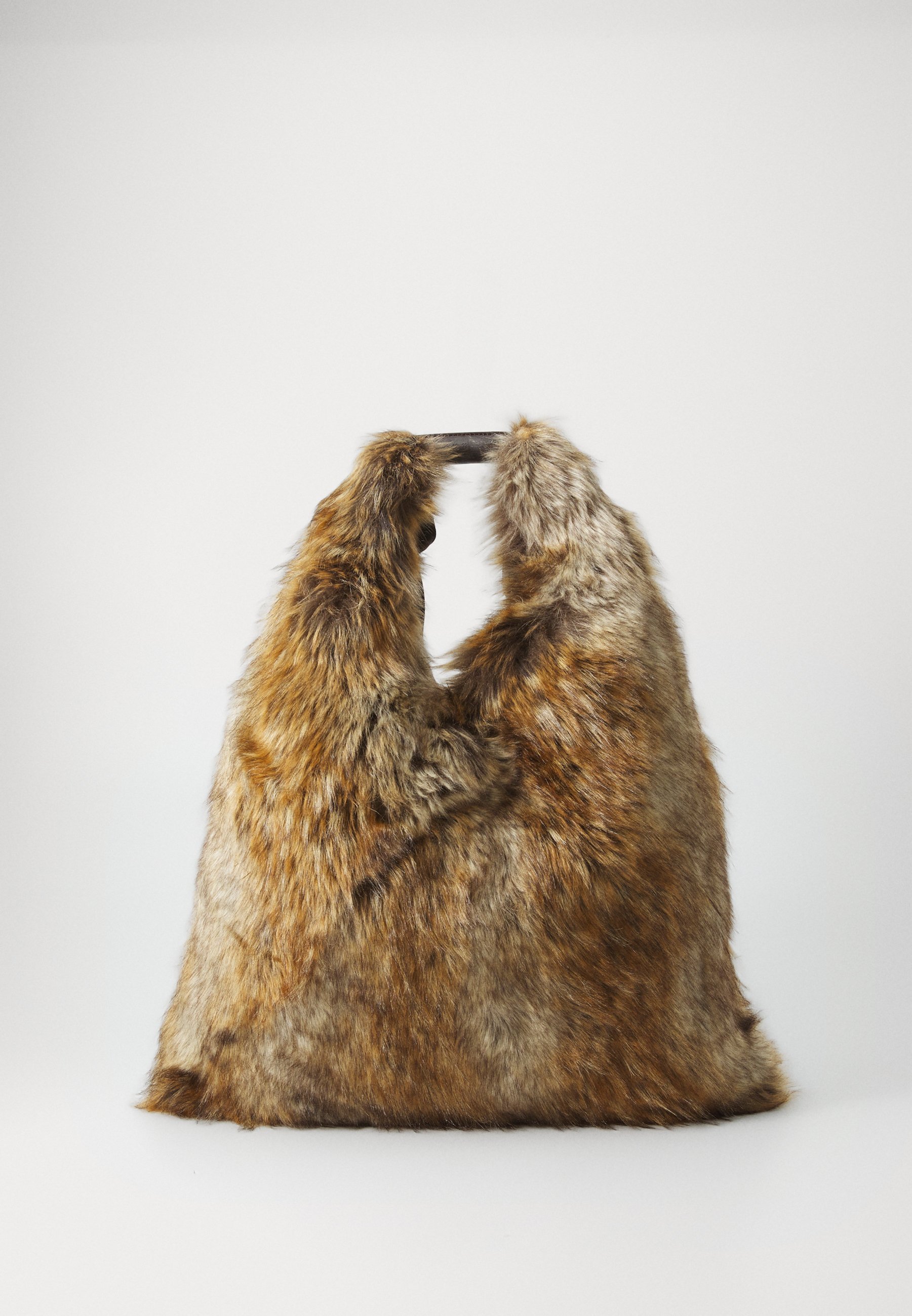 MM6 Maison Margiela KLASSIEKE JAPANSE HANDTAS - Tote bag - tabaksbruin/zwart