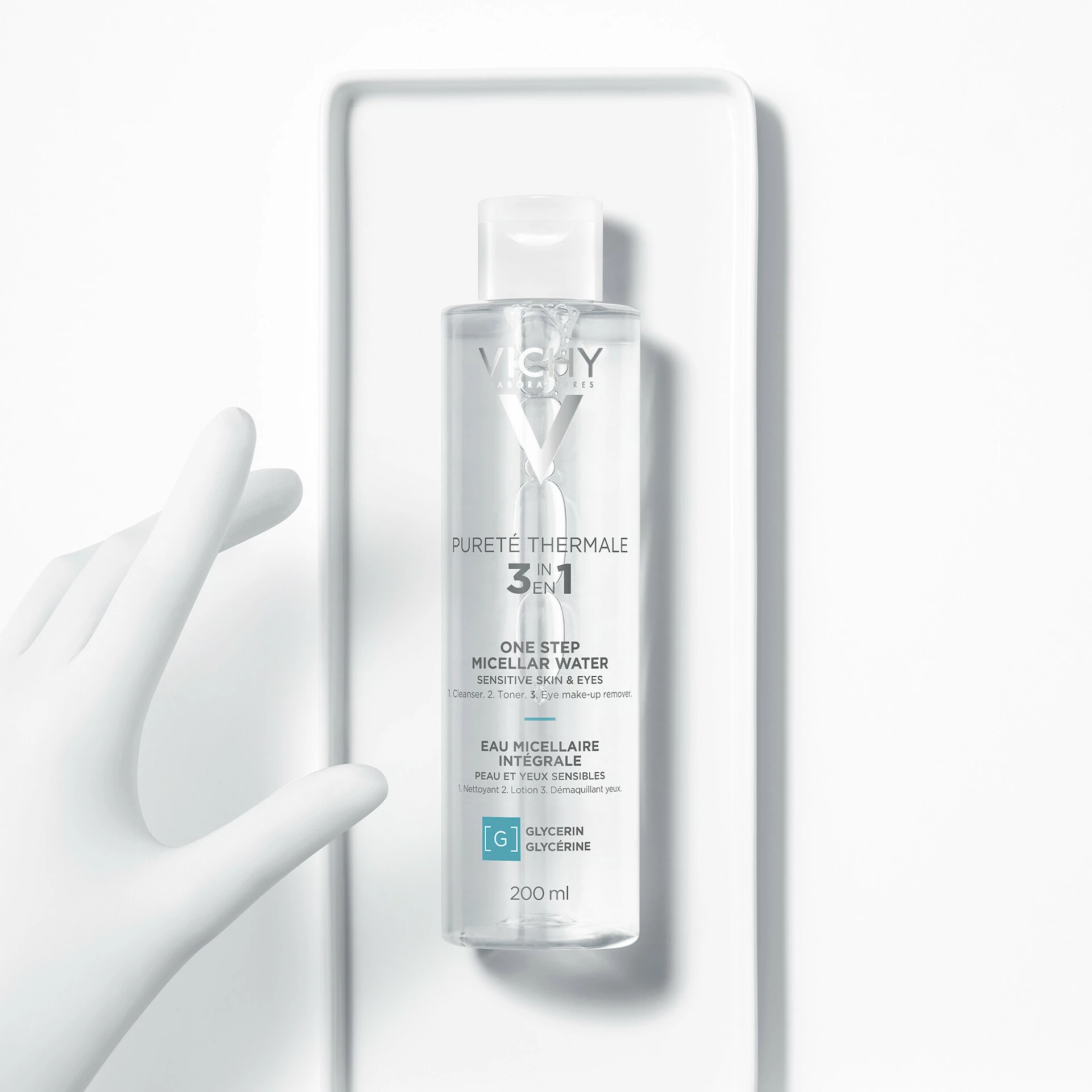 Apă Micelară Minerală Vichy Thermal Purity pentru Ten Sensibil 200 ml
