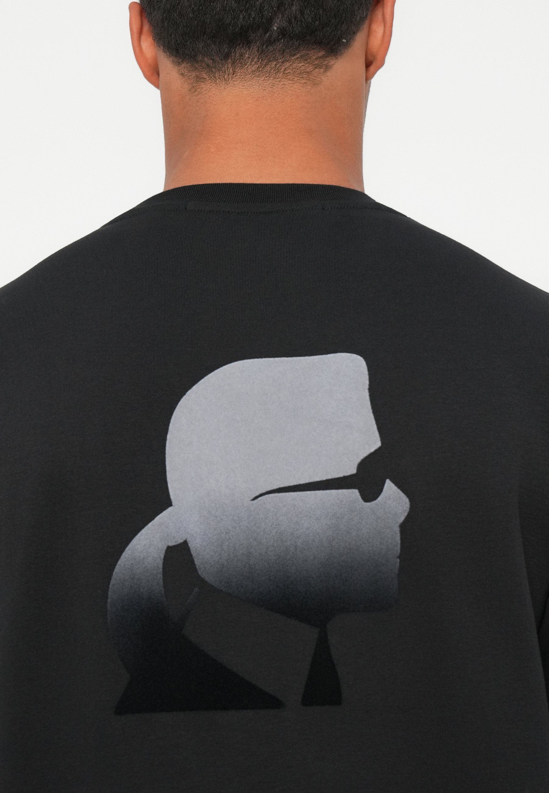 KARL LAGERFELD Rundhals-Sweatshirt - schwarz
