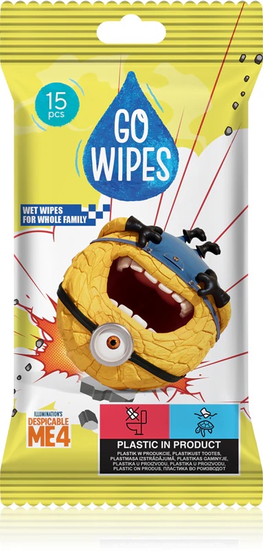 GoWipes mitrās salvetes visai ģimenei mitrās roku tīrīšanas salvetes