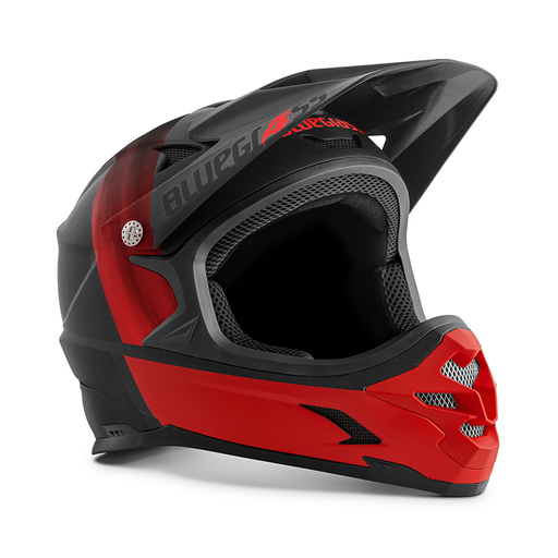 Casco Bluegrass Intox Negro/rojo Mate 52/54