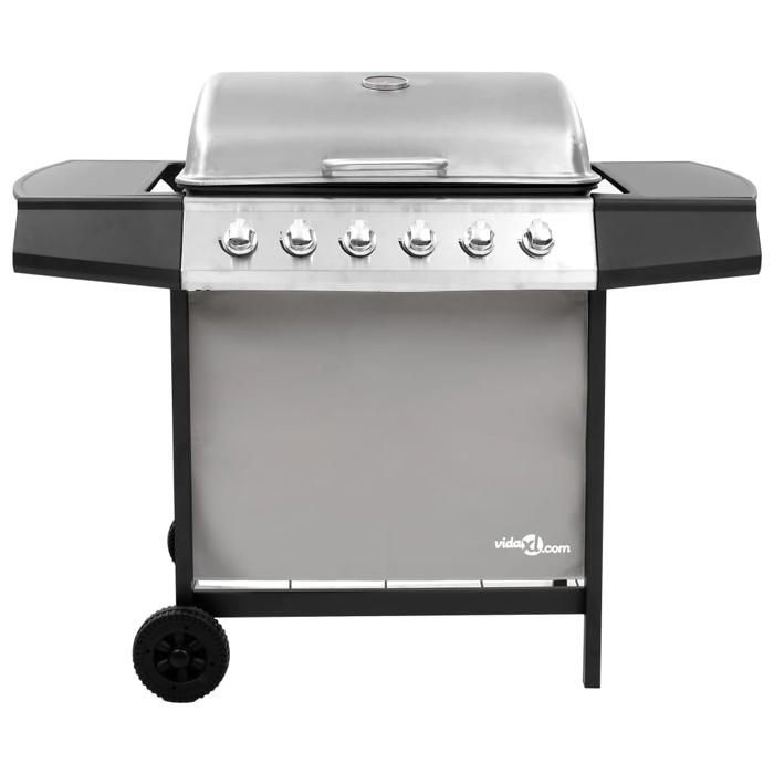 vidaXL Gas Barbecue Grill with 6 Burners Outdoor Grill Cooking Grate Garden Barbecue Patio Barbecue 48553