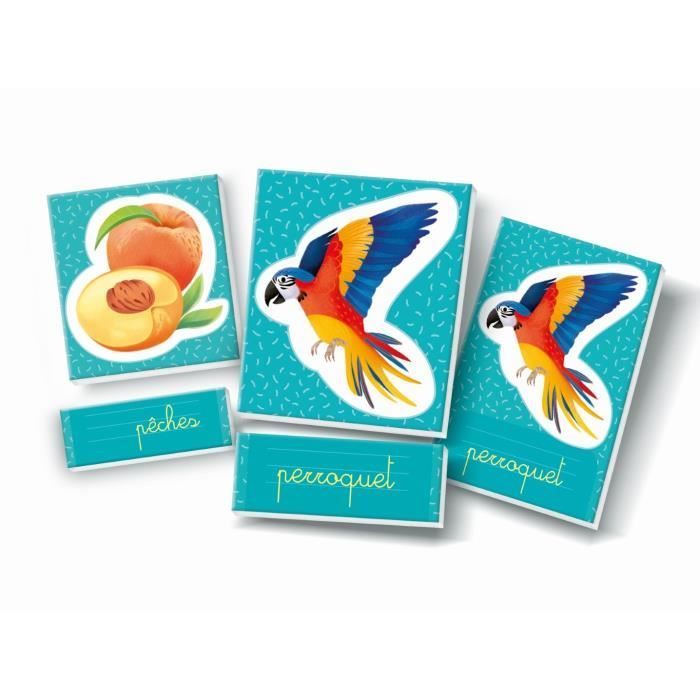 Montessori - Clementoni - Palabras en imágenes - Juego educativo para el desarrollo del vocabulario - A partir de 3 años