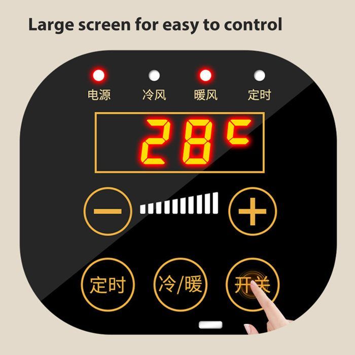 Calefactor eléctrico de baño OMABETA, calefactor mural de doble función, calefactor fijo para bricolaje, enchufe europeo de 220 V.
