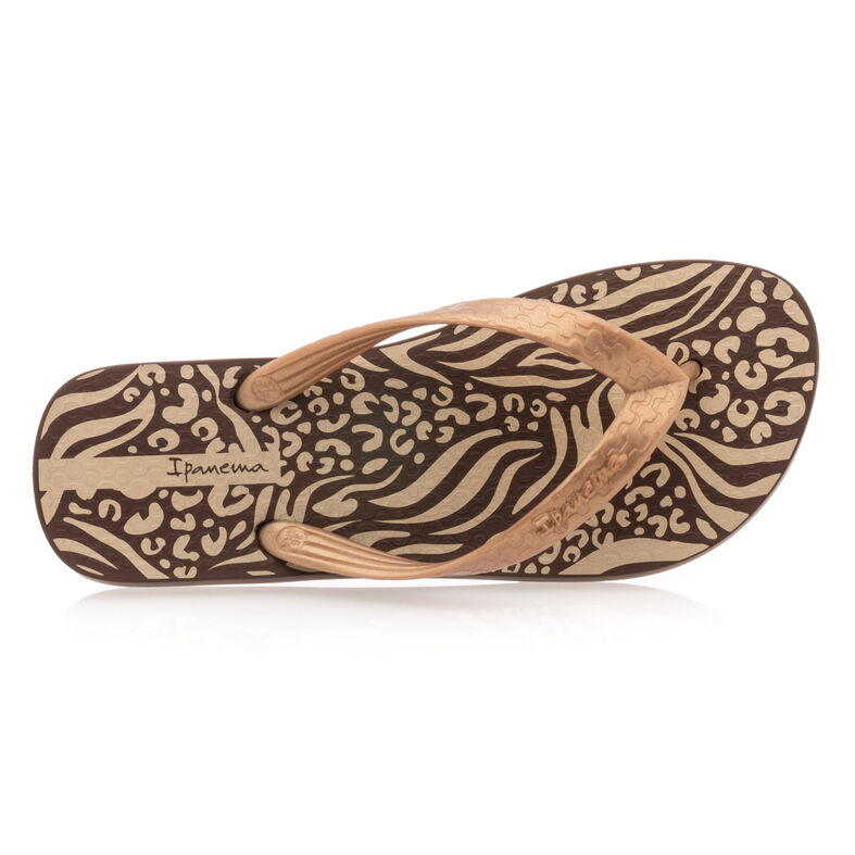 Sandalias de dedo marrones para mujer