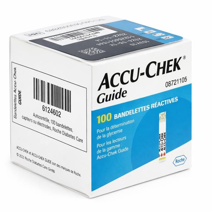 Tiras Accu-Chek Guide, caja de 100