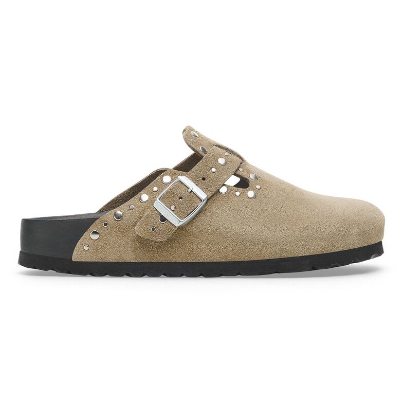 Boston Rivet Pelle scamosciata - Taupe Taupe