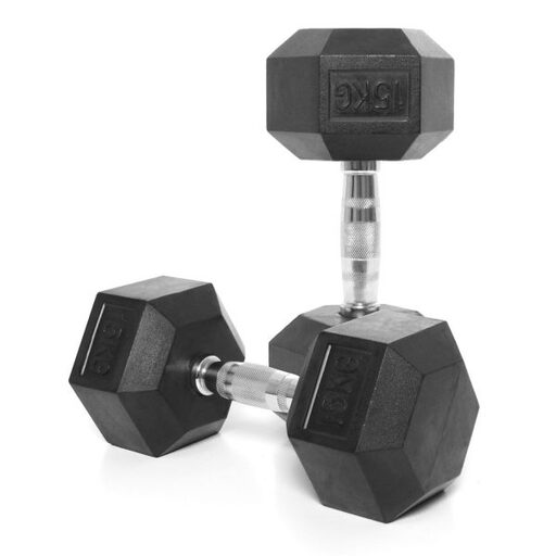 Mancuernas Hexagonales  15 Kg. Set. Vimas Sport