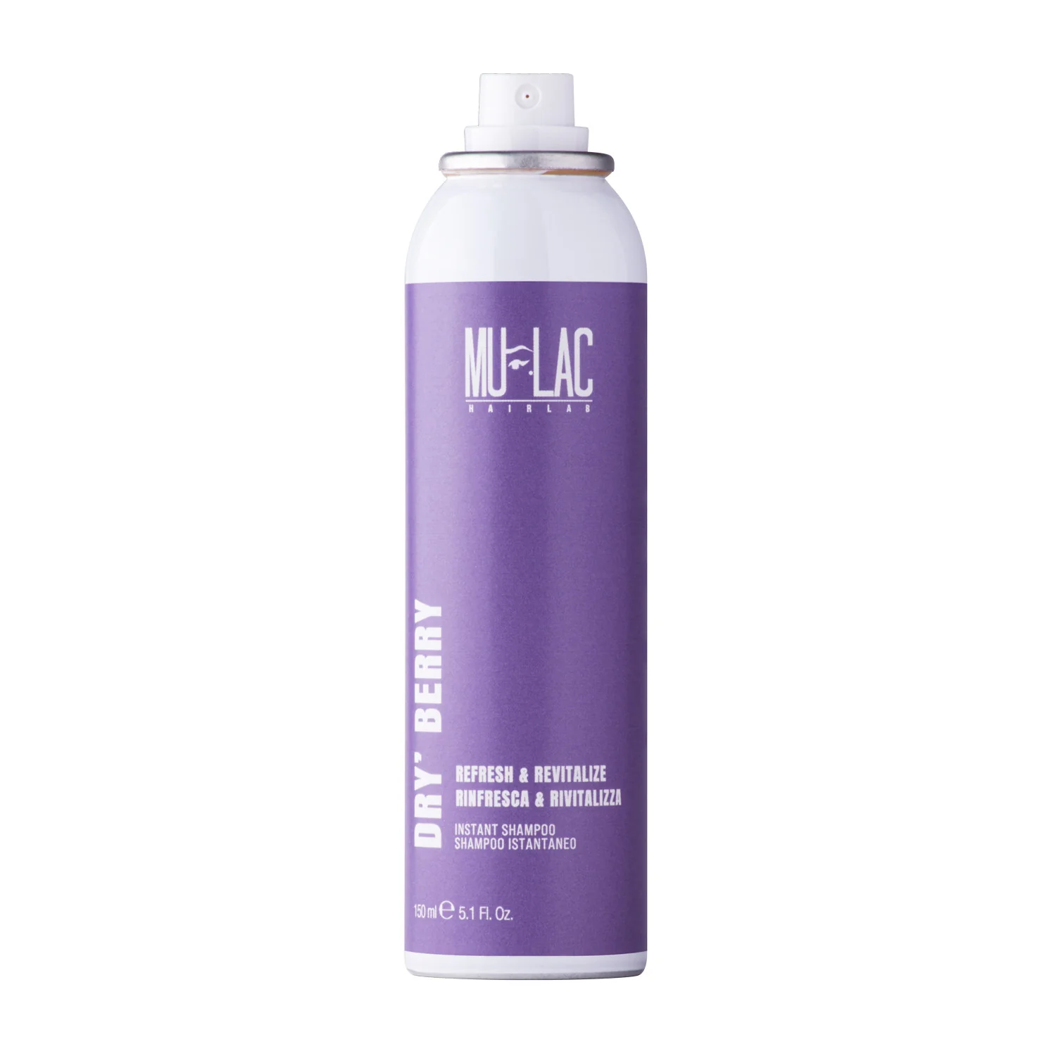 Hairlab DRY'BERRY Instant Shampoo - Shampoo Secco, Spray Capelli Styling & Finish