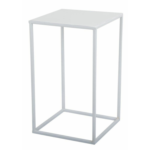 Nowoczesny kwietnik stojący 40 cm biały GLAM