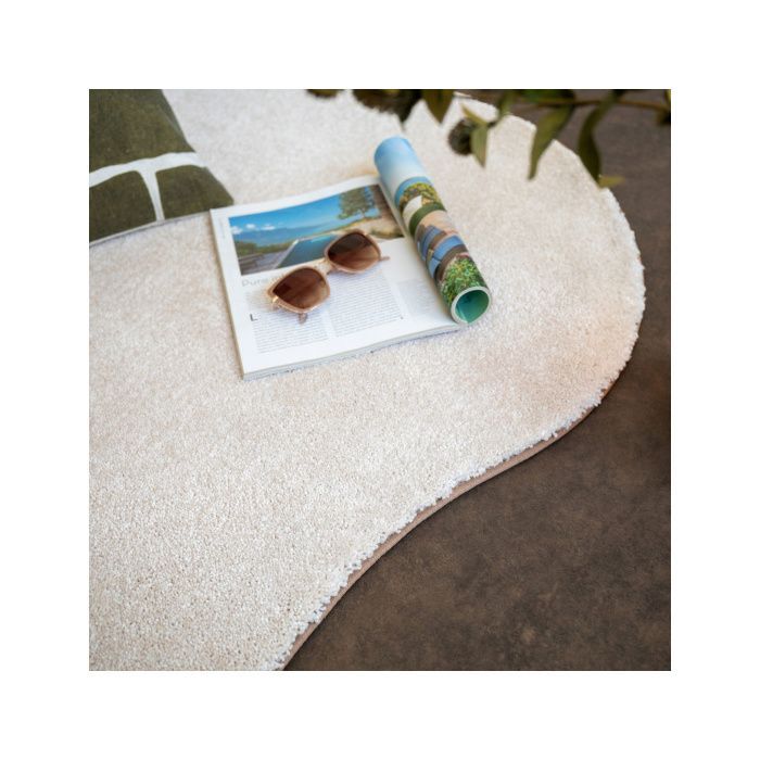 Alfombra contemporánea de forma orgánica - Select - Crudo - 120 x 180 cm