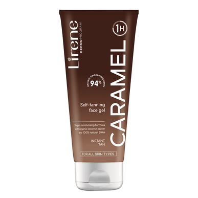 Samoopalovací gel na obličej Lirene Caramel 75 ml 75 ml