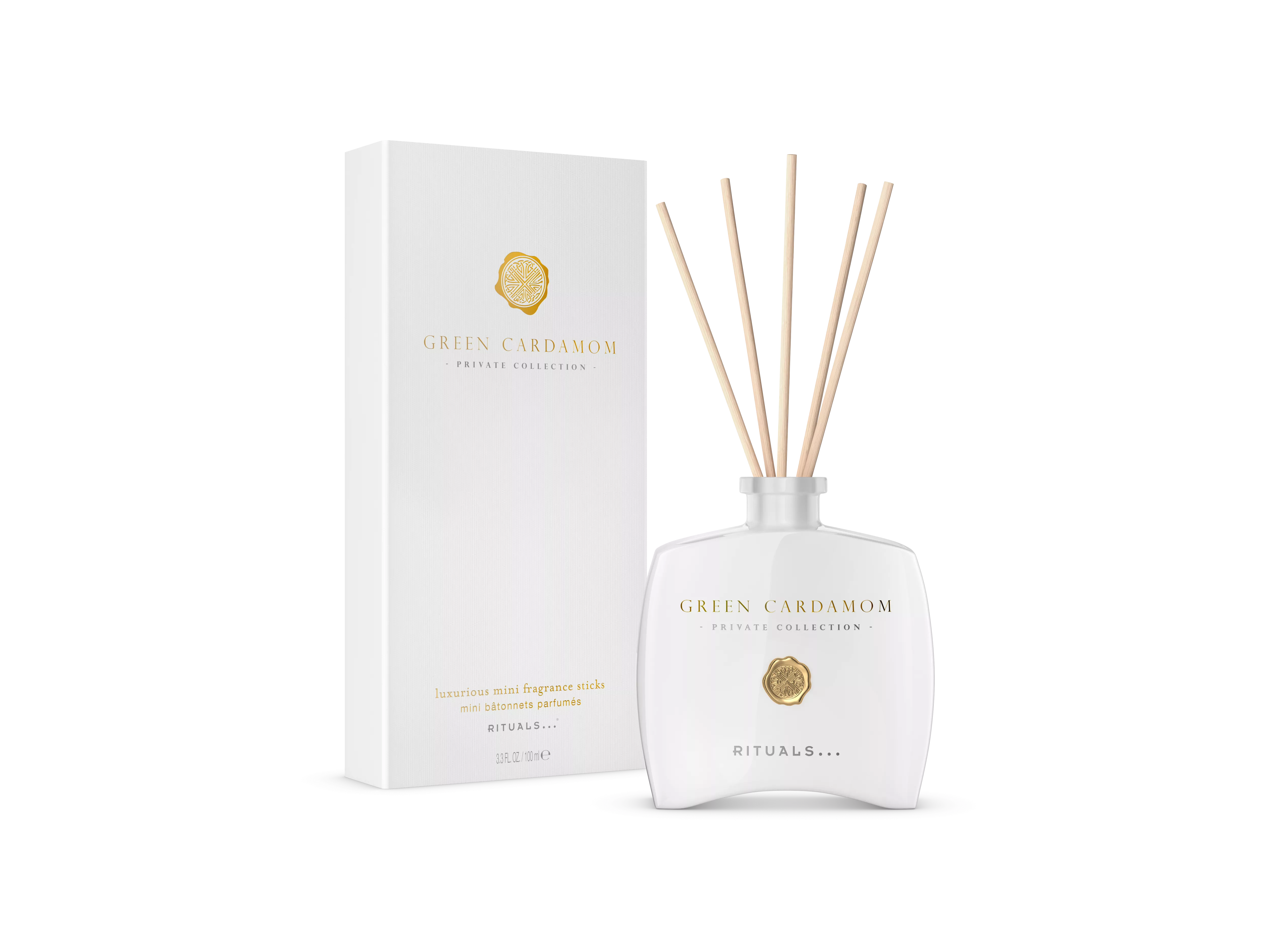 Mini varitas aromáticas de cardamomo verde